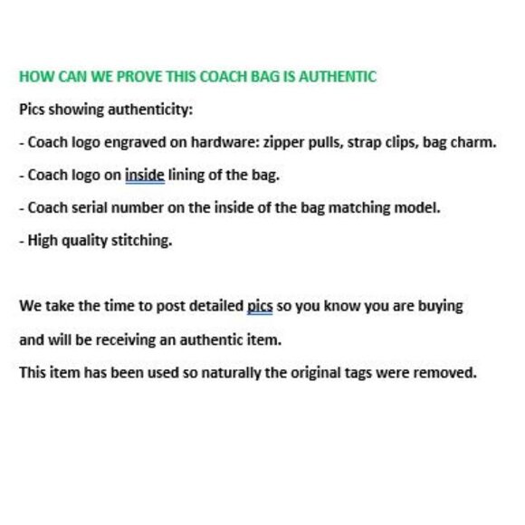 COACH  pebbled genuine leather metallic satchel shoulder bag purse - Copper - Picture 16 of 16